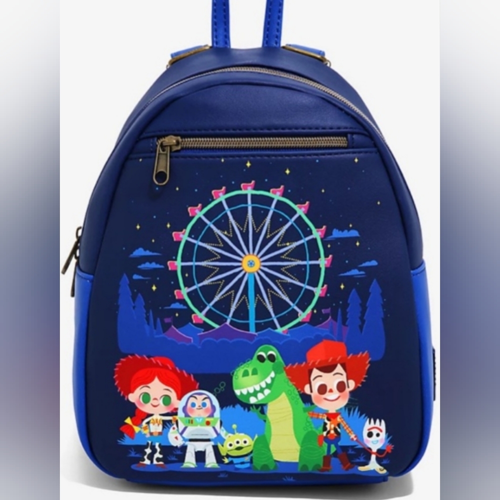 LOUNGEFLY DISNEY toy story carnival mini backpack